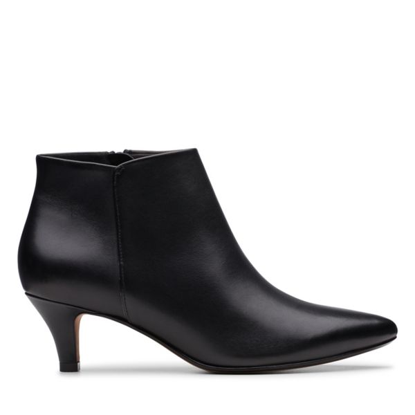 Clarks Womens Linvale Sea Ankle Boots Black | UK-1524680